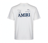 Denim PATCH Back Print T-shirt