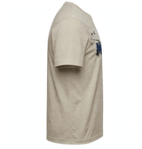 Denim PATCH Back Print T-shirt