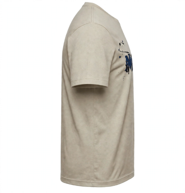Denim PATCH Back Print T-shirt
