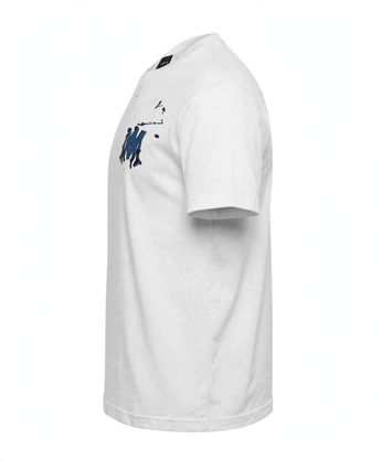 Denim PATCH Back Print T-shirt