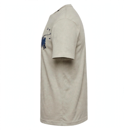 Denim PATCH Back Print T-shirt